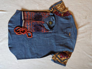 Men fitted Ankara Tunic