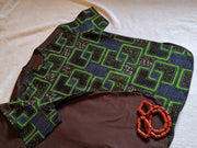 Men fitted Ankara shirt